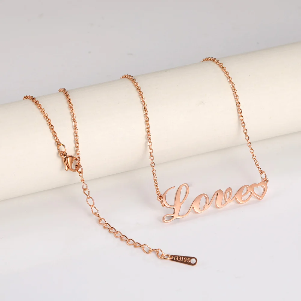 Fishhook Ожерелье с надписью: &quotлюбовь&quot Old подвеска надписью на английском из