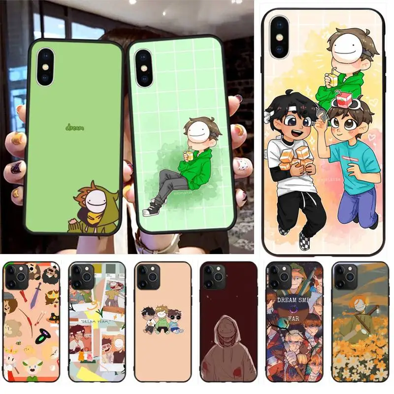 

Dream Smp War Phone Case For iphone 12 11 Pro Max Mini XS Max 8 7 6 6S Plus X 5S SE 2020 XR Cover