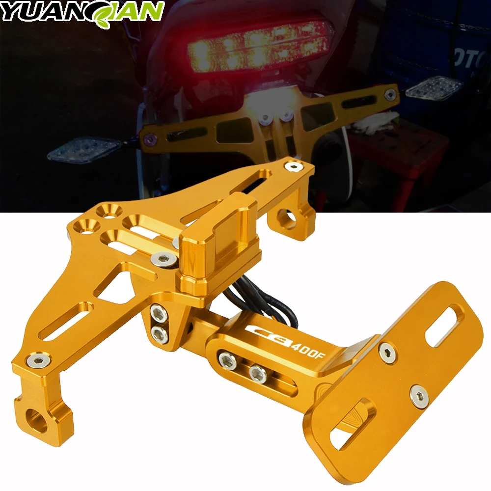 Мотоциклетный номерной знак Рамка Держатель Кронштейн регулируемый угол со