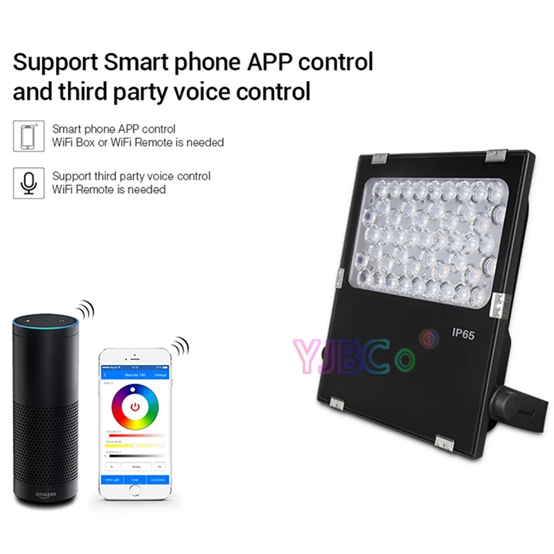 Умный садовый светильник Miboxer FUTC06 50 Вт RGB + CCT 100-240 в перем. Тока водонепроницаемый