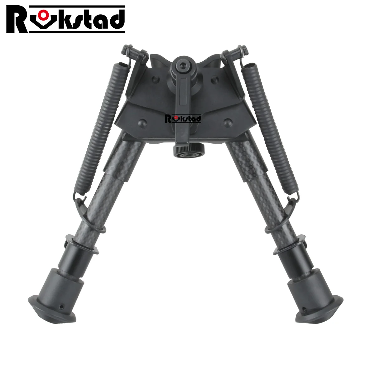 

RokStad Carbon Fiber 6-9" Swivel Spring Tactical Tri-Rail Bipod For Airsoft Real Firearms Target Shooting