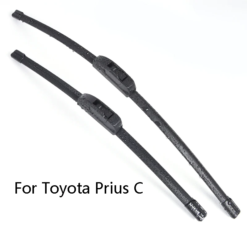 Лезвия очистителей лобового стекла автомобиля для Toyota Prius C от 2012 2013 2014 2015 2016 2017 2018