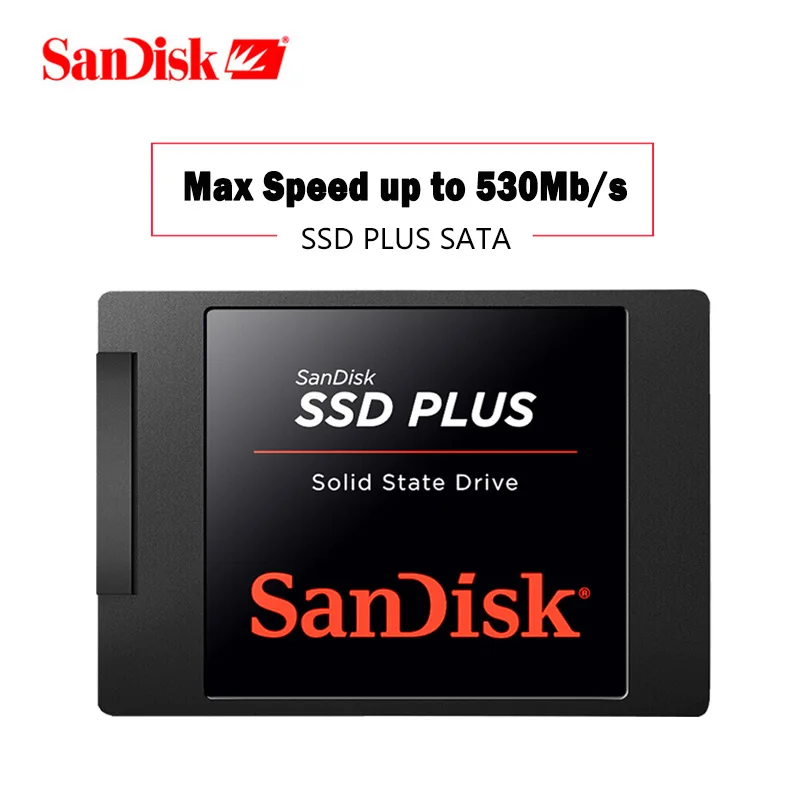 Внутренний твердотельный жесткий диск Sandisk SSD Plus SATA III 2 5 дюйма 120 ГБ 240 для ноутбука