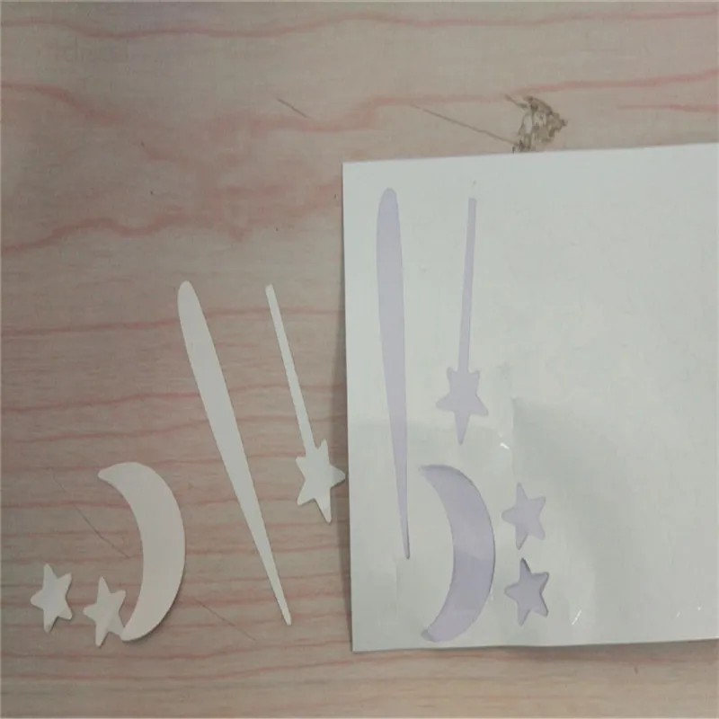 1 шт. светится в темноте Стикеры световой с изображением луны и звезд &quotсделай