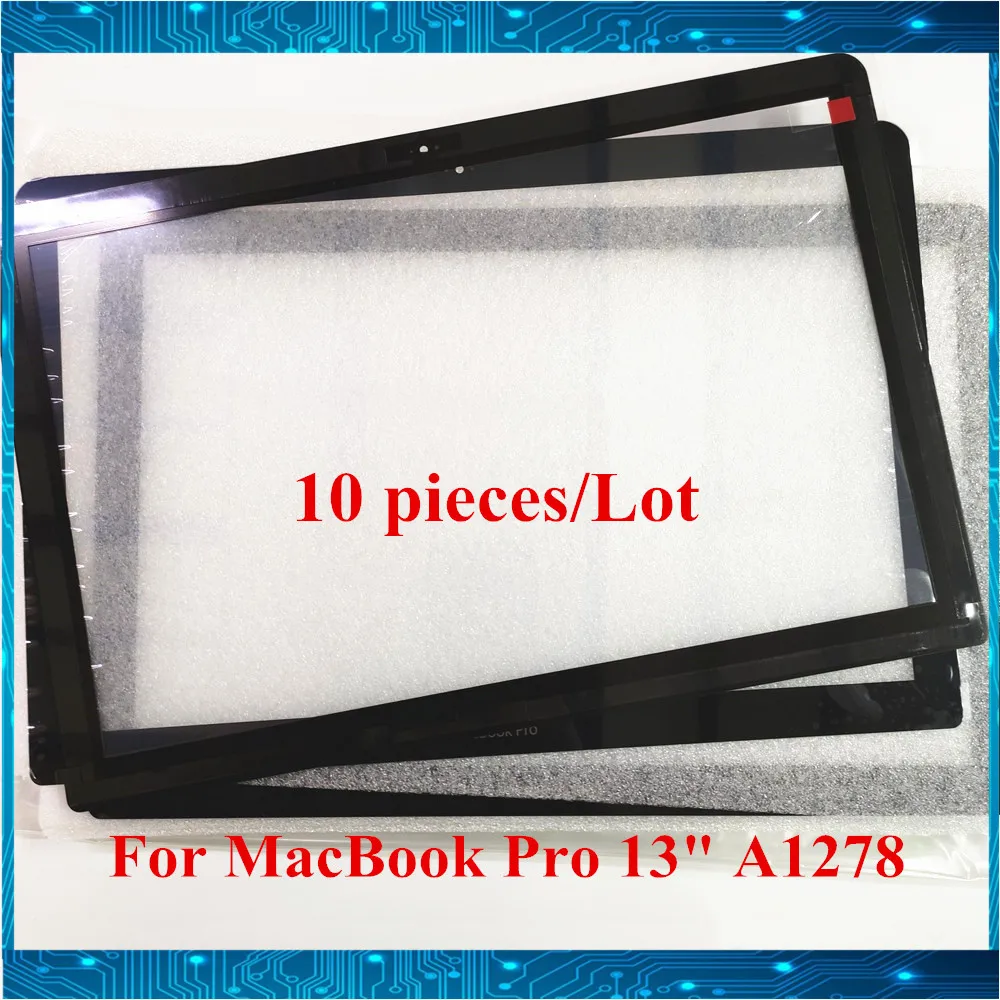 10 шт./лот новый передний ЖК дисплей A1278 стеклянный чехол для MacBook Pro Unibody 13 дюймов