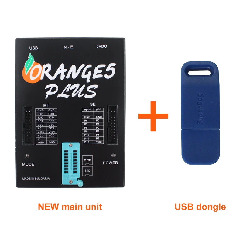 Программатор Orange5 Plus V1.35 OEM orange 5 с полным адаптером + улучшенное функциональное