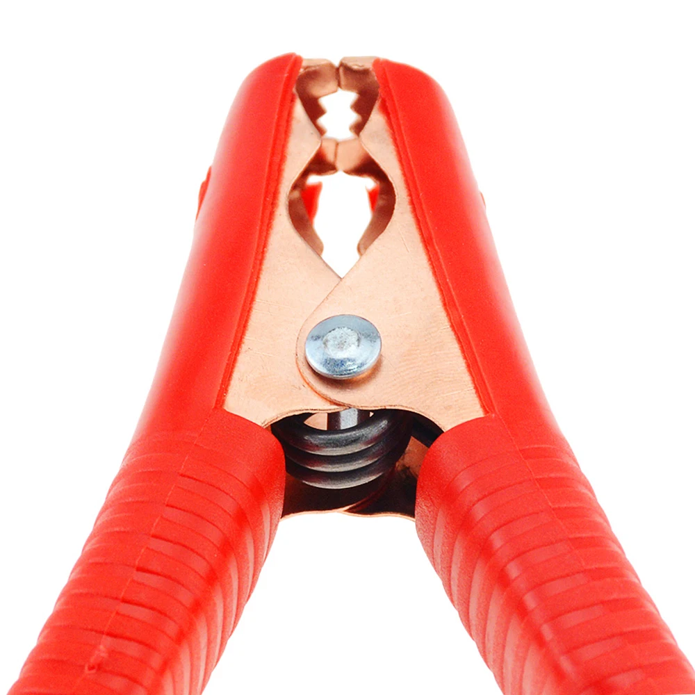 2 шт. зажим автомобиля с формой крокодила зажимы для аккумулятора под 100А красный