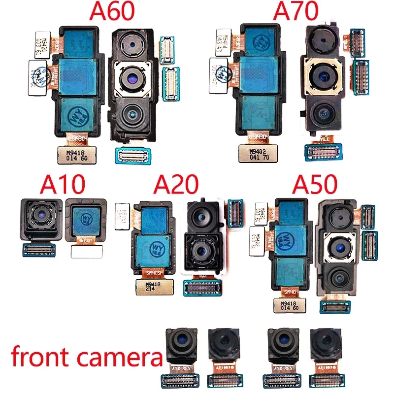 

For Samsung A10 A20 A30 A50 A60 A70 A105 A205 A305 A505 A205F A305F A505F A705F Front Camera Rear Back Camera Flex Cable