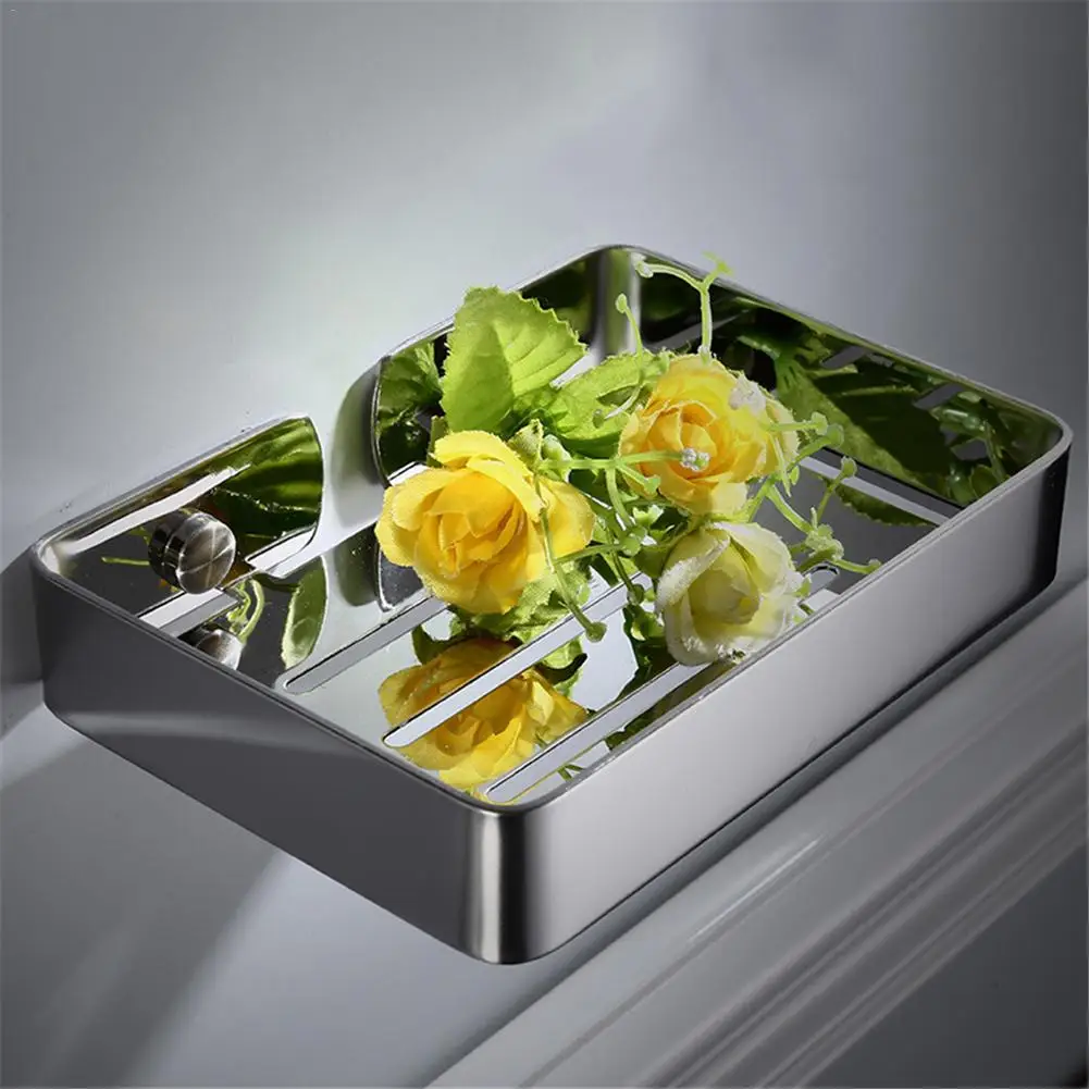 Настенный держатель для мыла из нержавеющей стали|Коробки и ящики хранения| |