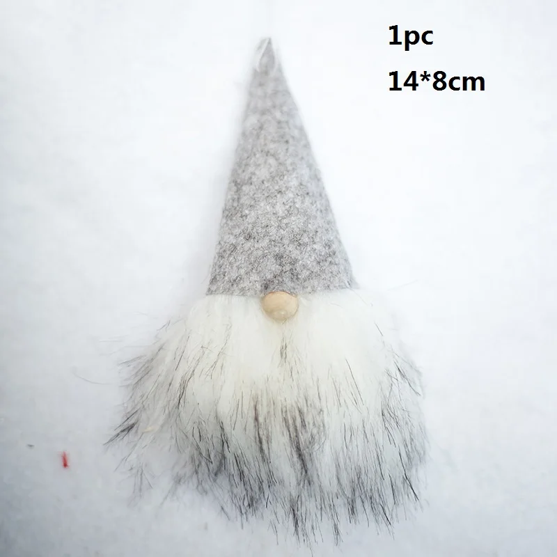 gray hat 1 шт., милый ангел, кукла, кулон, рождественские украшения, рождественский подарок, детская игрушка, кукла, рождественская елка, подвесные украшения, вечерние принадлежности - Цвет: gray hat