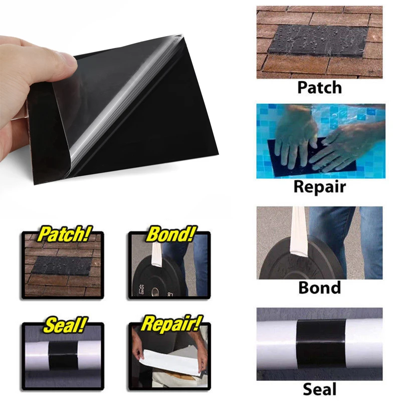 Сверхпрочная водонепроницаемая лента Fiberfix для предотвращения утечек Скотч