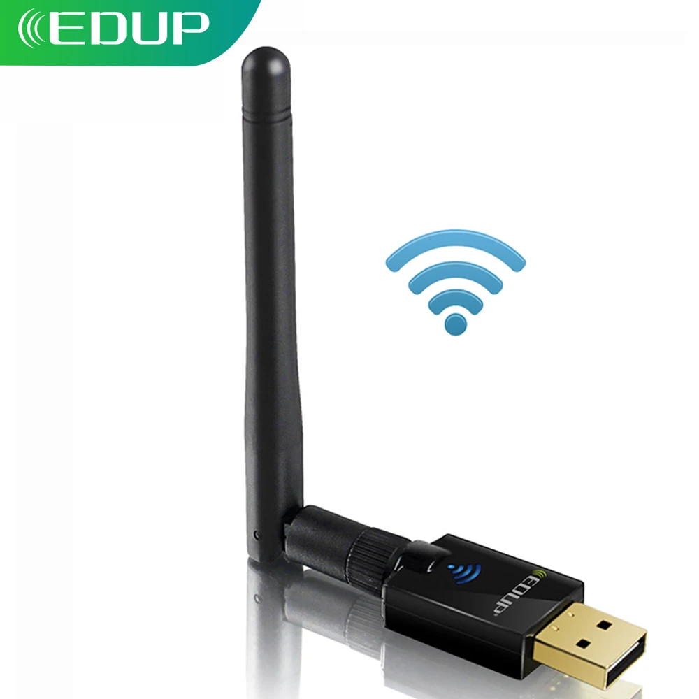 Wi Fi адаптер EDUP 5 ГГц 802.11ac 600 Мбит/с 2 дБи 4/5 ГГц|Сетевые карты| |