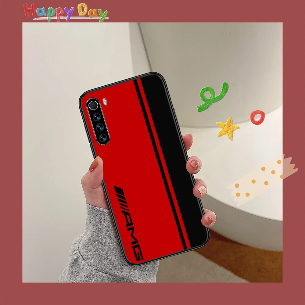 

Mercedes Benzs AMGS Phone Case For XIAOMI Redmi Note 5 7 8 T 9 6A 7A 8A 9S K 20 30 Pro black Bumper Painting Shell Tpu Funda 3D
