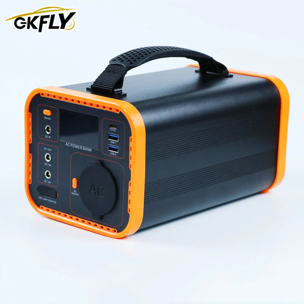 

GKFLY 296Wh capacity With Emergency Jump Starter 220V Power Station Power Supply Charger Battery 300W Portable Energy Storage
