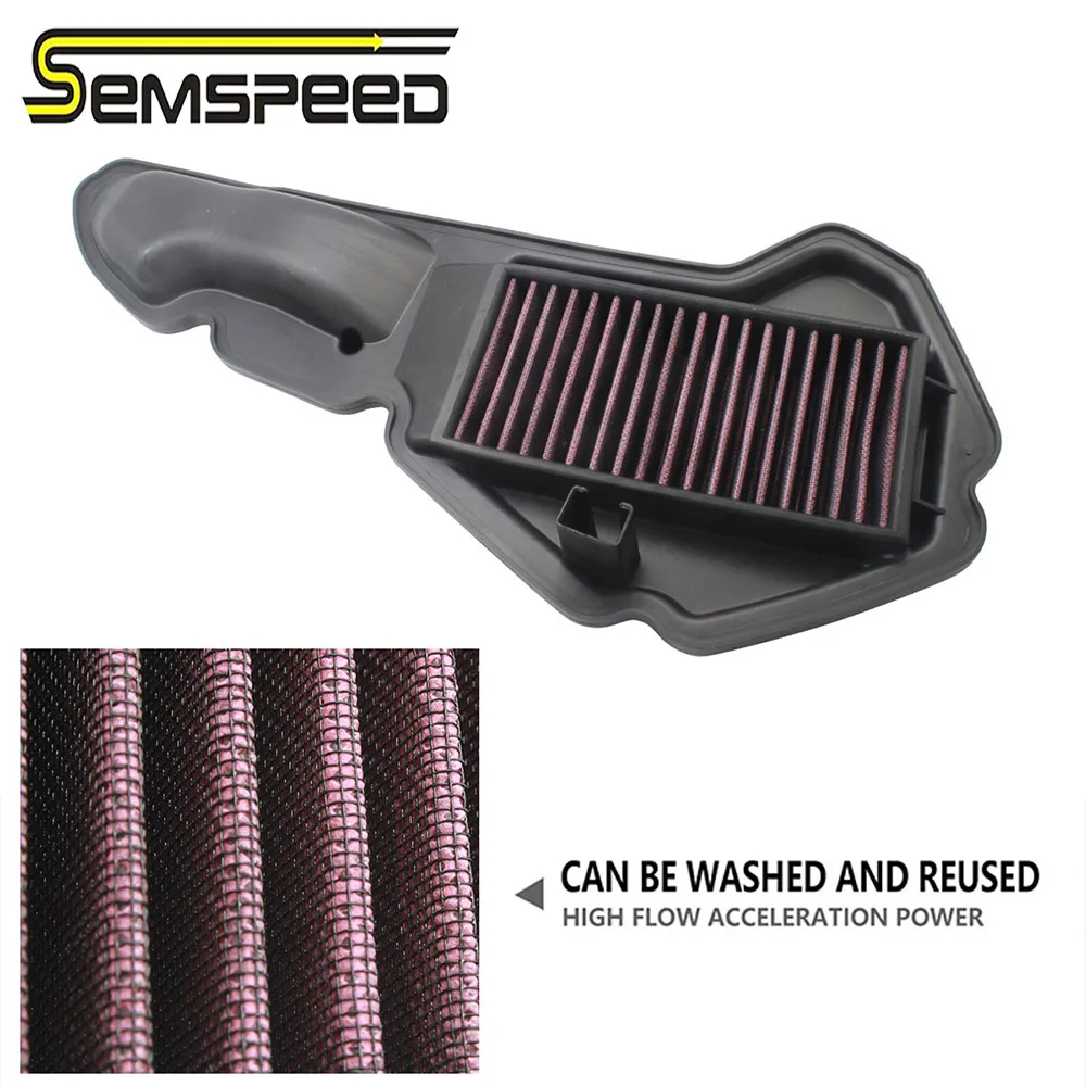 

Semspeed For ADV150 High Flow Air Filter Replacement Intake Cleaner Air Filter Purifier Motorcycle Accessories ADV150 2018-2021