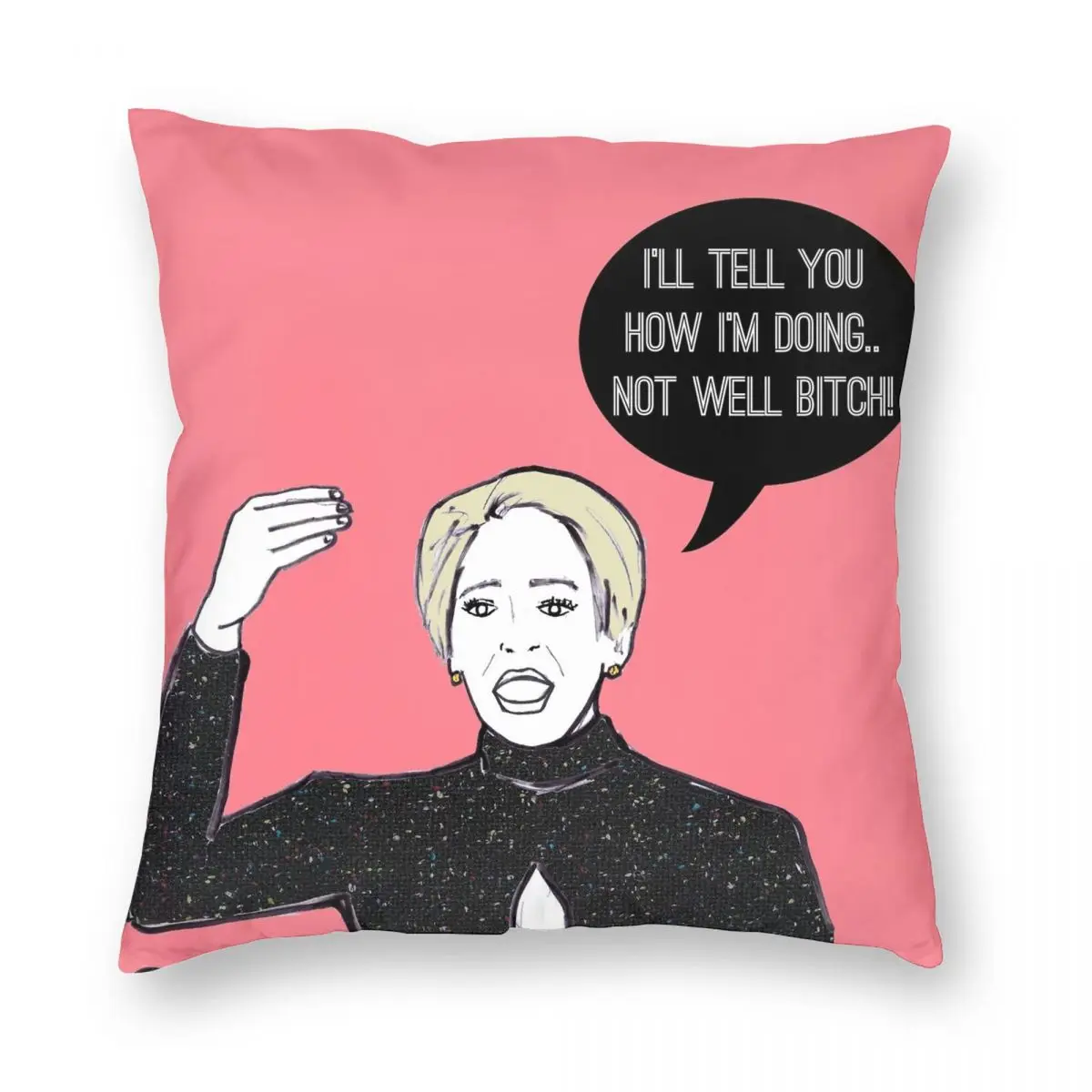 

Наволочка квадратная из полиэстера и льна, 18 дюймов