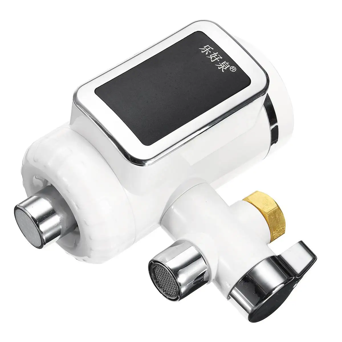 

Electric Hot Faucet Water Heater Kitchen Cold Heating Faucet Tankless Digital Instantaneous hot and cold Water Tap with Adapter