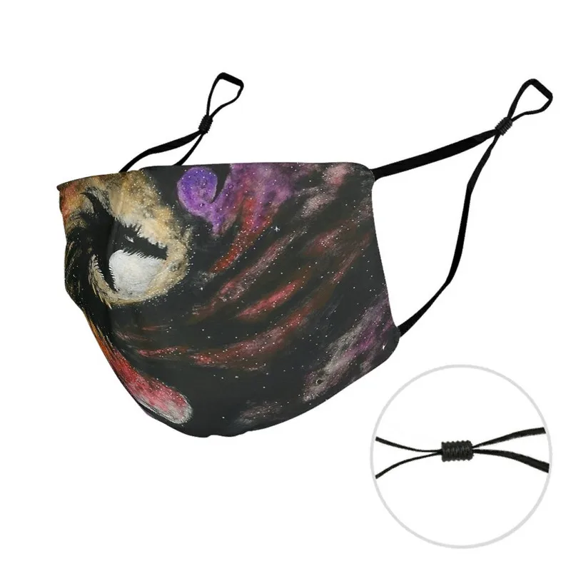 Многоразовая моющаяся маска от пыли с защитой бактерий и ветра фильтрами PM2.5