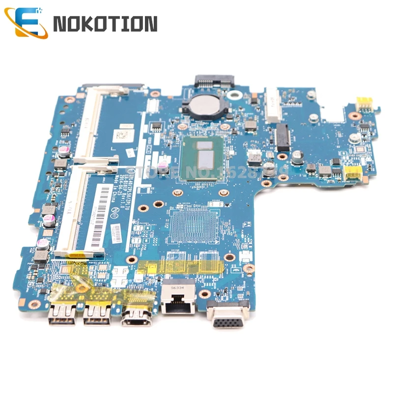NOKOTION LA-B181P 768146-601 768146-001 768146-501 Материнская плата для ноутбука hp Probook 450 G2 SR1EF I5-4210U 1,7G Процессор DDR3L