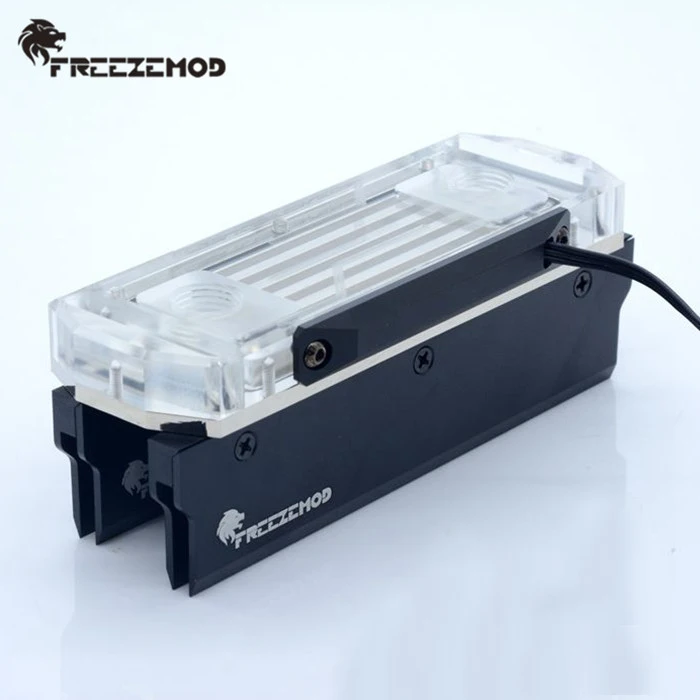 FREEZEMOD Компьютерная память блок водяного охлаждения совместим с пиратским кораблем гребень поддержка 4 памяти. MEO-PM0A