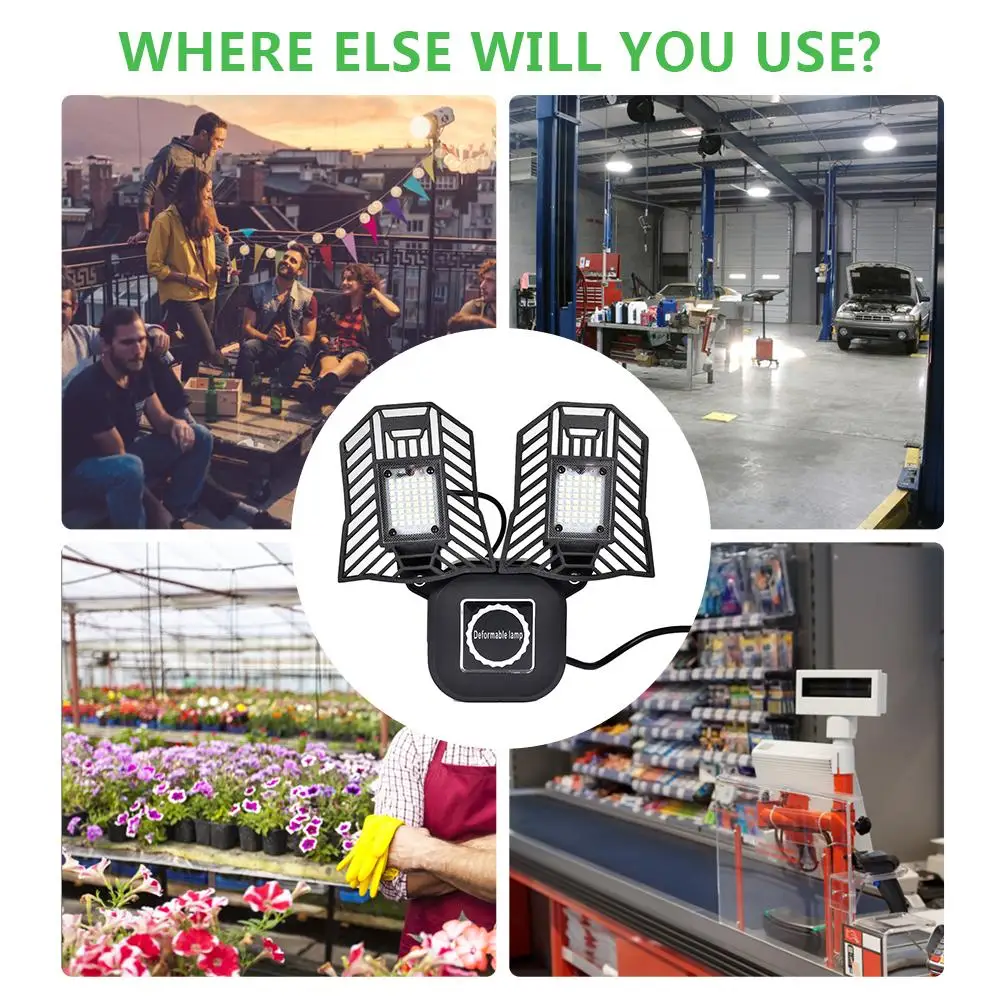 ЕС/США штекер супер яркий 40 Вт НЛО светодиодный высокий залив гаража лампа CA 85 265 в