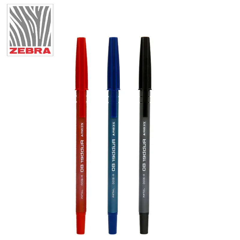 

10PCS ZEBRA Ultra-smooth Large-capacity R-8000 Ballpoint Pen, High Quality, Comfortable Grip, Student Business Signature Pen