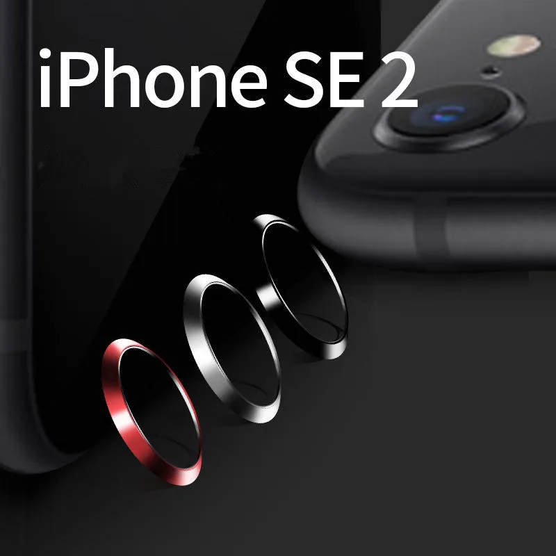 

10pcs Metal Camera Lens lens Screen Protectors For Apple iPhone SE 2020 Back Camera Glass Protection SE 2020