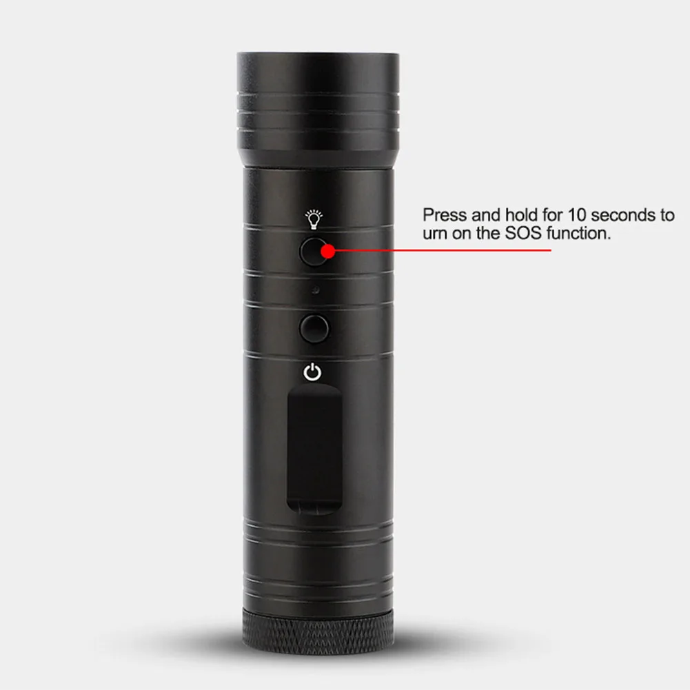 

Bicycle Motorcycle Recorder HD 1280x720 Metal White LED Flashlight Dash Cam Night Vision Video Camera Recorder Sport DV Recorder