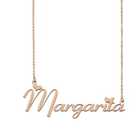 margarita name necklace custom name necklace for women girls best friends birthday wedding christmas mother days gift