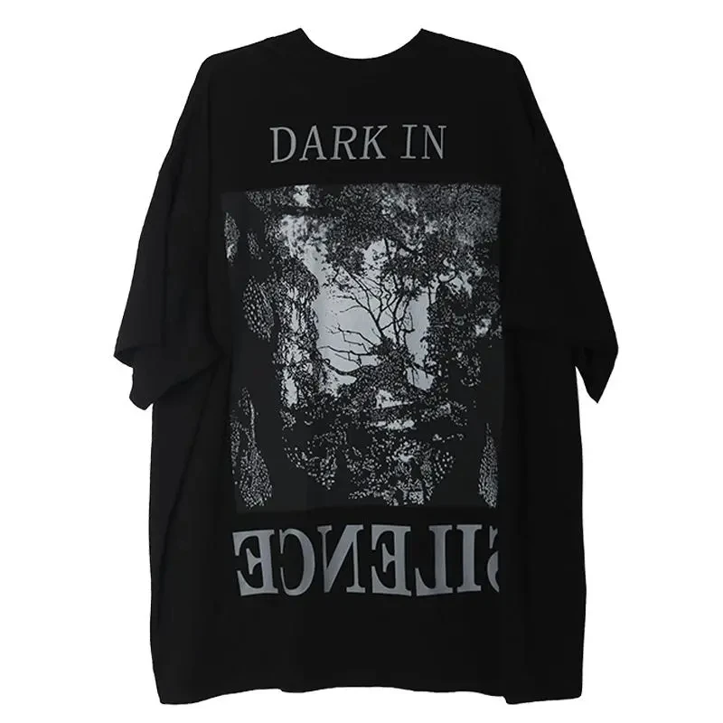 

Ins Men Clothes Japan t-shirt Summer Fashion Short Sleeve Clothing Mens Oversized t-shirts Funny Hip Hop Rap Urban Streetwear