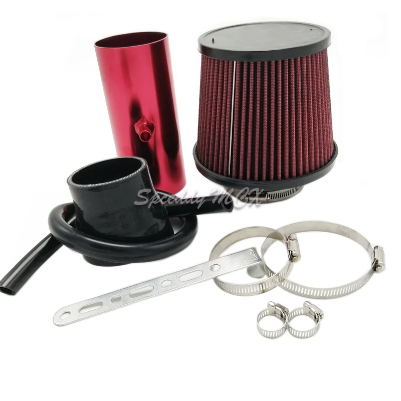 

Aluminum Air Intake Pipe Kit Red High Quality Air Filter Kit For V W GOLF6 Scirocco Sagitar MAGOTAN 1.4T And Ea111 engine 1.4t