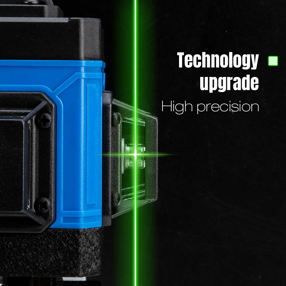 16 Lines 4D /8 2D Green Laser Level Self-Leveling Wireless Remote 360 Horizontal &amp Vertical Cross With Battery | Инструменты