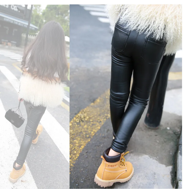 2019 детские штаны для мальчиков и девочек плотные бархатные леггинсы из