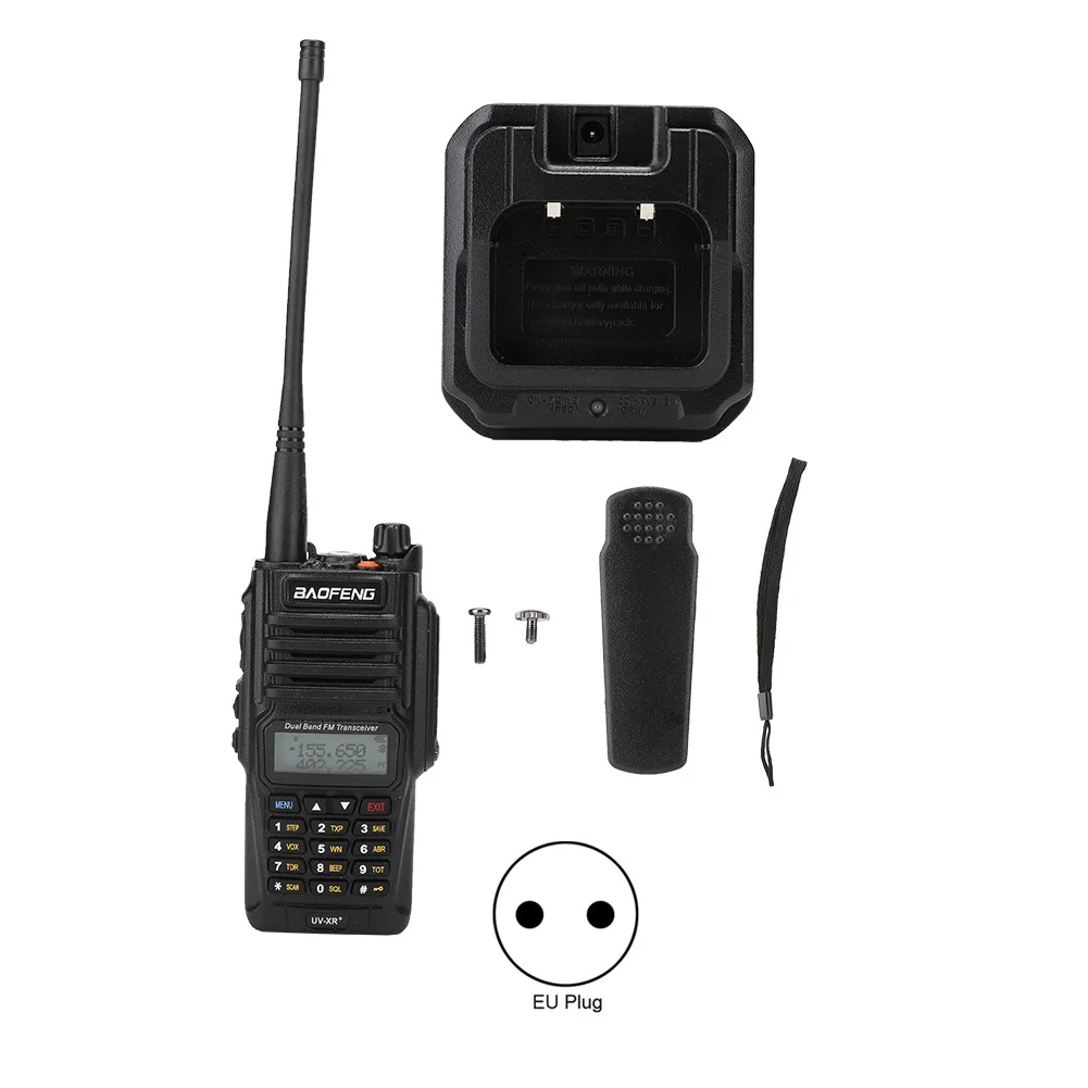 Портативная Водонепроницаемая рация VHF/UHF Dual Frequency 100-240V Walkie Talkie | Мобильные