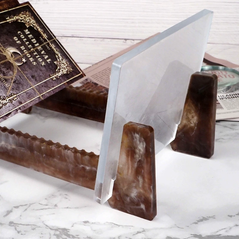 

Video Disc Storage Container Resin Casting Mold Book Disc Organizer CDs Desktop Bracket Epoxy Resin Mould Craft Tools