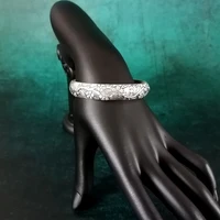 Bastiee Plum Blossom 9999 Sterling Silver Cuff Bracelets For Women Bangles Hmong Handmade Luxury Fine Jewelry Vintage Bangle