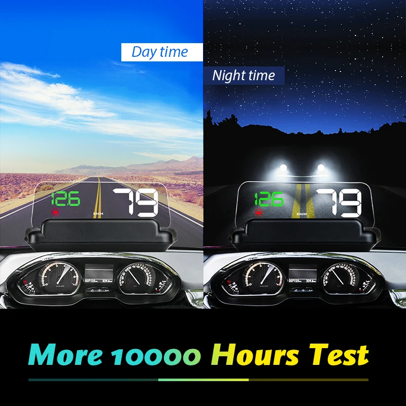 HUD Зеркало для автомобиля светодиодный дисплей лобовое стекло скоростной