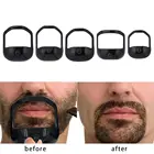 5 набор размеров шаблонов для стрижки бороды или бороды, симметричный инструмент для формирования бороды, принадлежности для стрижки для мужчин, сокращает время бритья