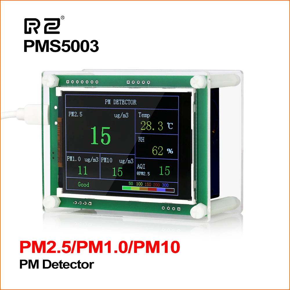 RZ 2 8 "Автомобильный PM2.5 детектор качество воздуха монитор тестер Измеритель