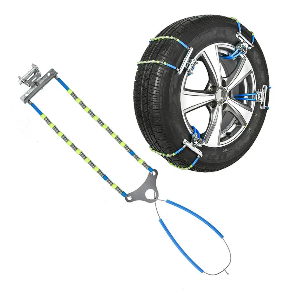 1 шт. противоскользящая цепь для снега износостойкая аварийных шин внедорожников