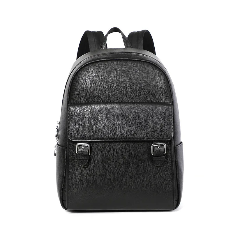 

New Arrival Men Leather Backpacks Designer Leather Famous Brands Travel Fashionable Bagpack
