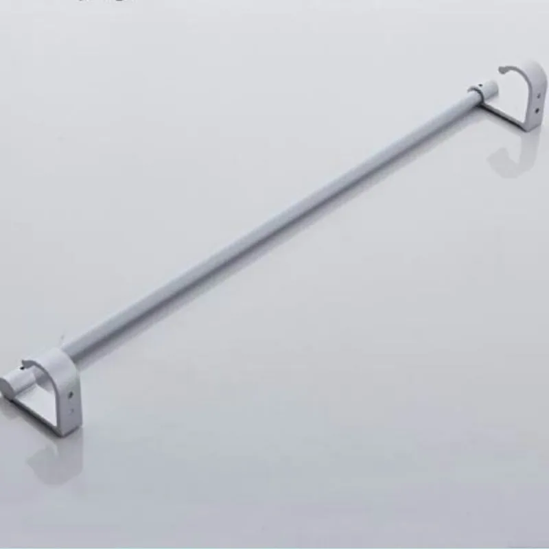 

Punch-free Seamless Towel Bar Towel Rack Bathroom Towel Rack Wall-mounted Bold Single Rod Bathroom Rack Space Aluminum G8118