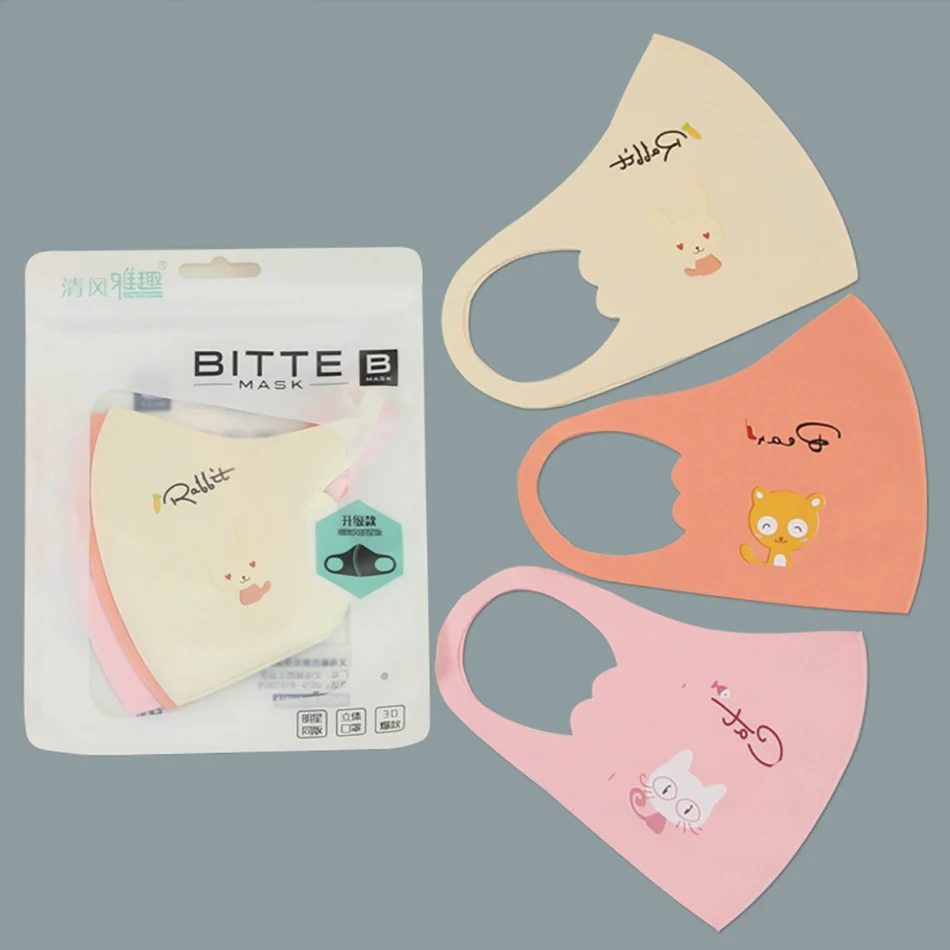 Модная Пылезащитная маска для детей лица пылезащитные ветрозащитные защитные