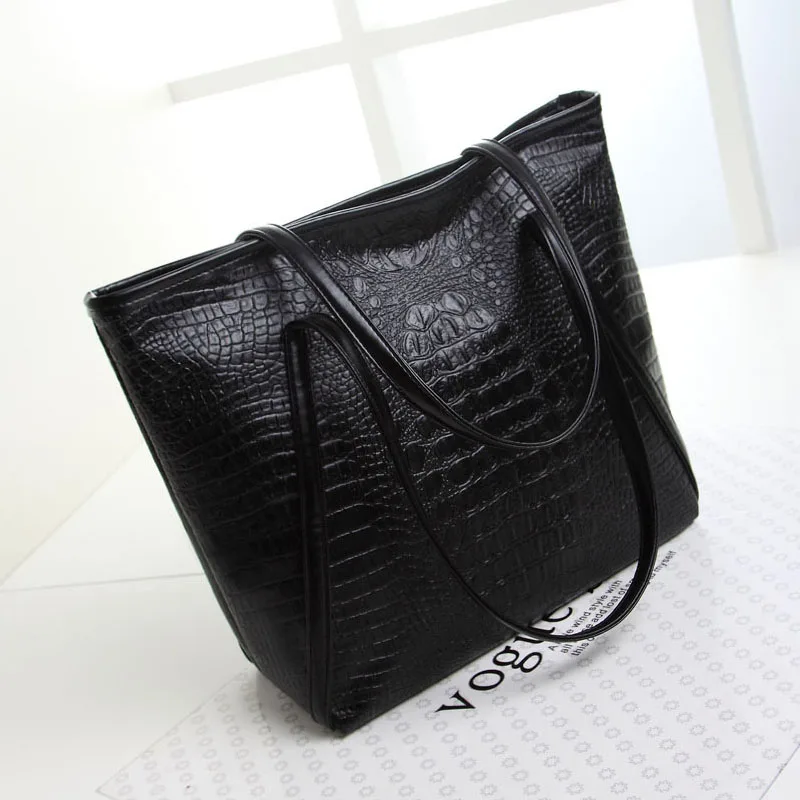 NIGEDU женские Сумки из искусственной кожи с крокодиловым лицевым покрытием
