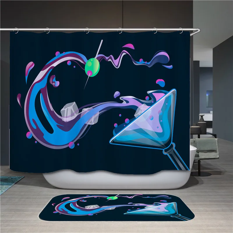 Аниме одна деталь водонепроницаемый занавеска для душа печать полиэстер Ткань