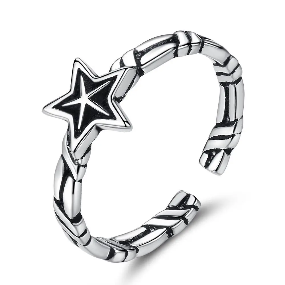 Винтажные дизайнерские регулируемые кольца из стерлингового серебра 925 пробы со