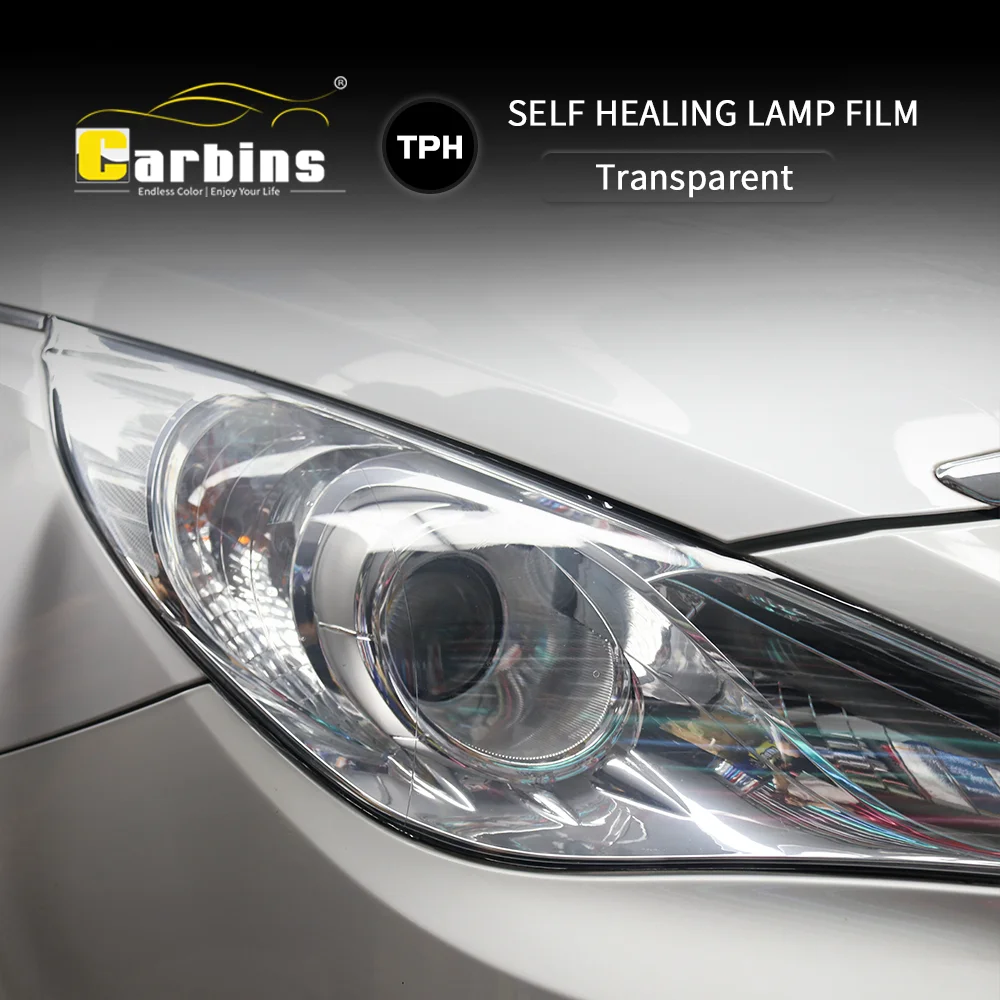

4 Colors 0.3x10m PPF Car Headlight Film Paint Protection TPH Transparent Car Styling LED Headlight Sticker Car Vinyl Wrapping
