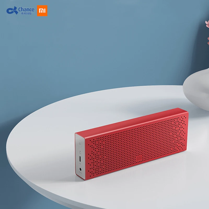 Xiaomi mi Bluetooth динамик стерео беспроводной mi ni портативный металлический AUX Входной динамик музыкальный mp3-плеер