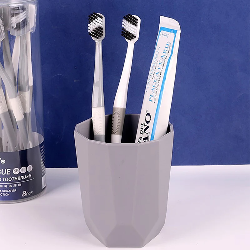 

Мягкая щетка для чистки языка Мягкая силиконовая головка пластиковая щетка уход за полостью рта