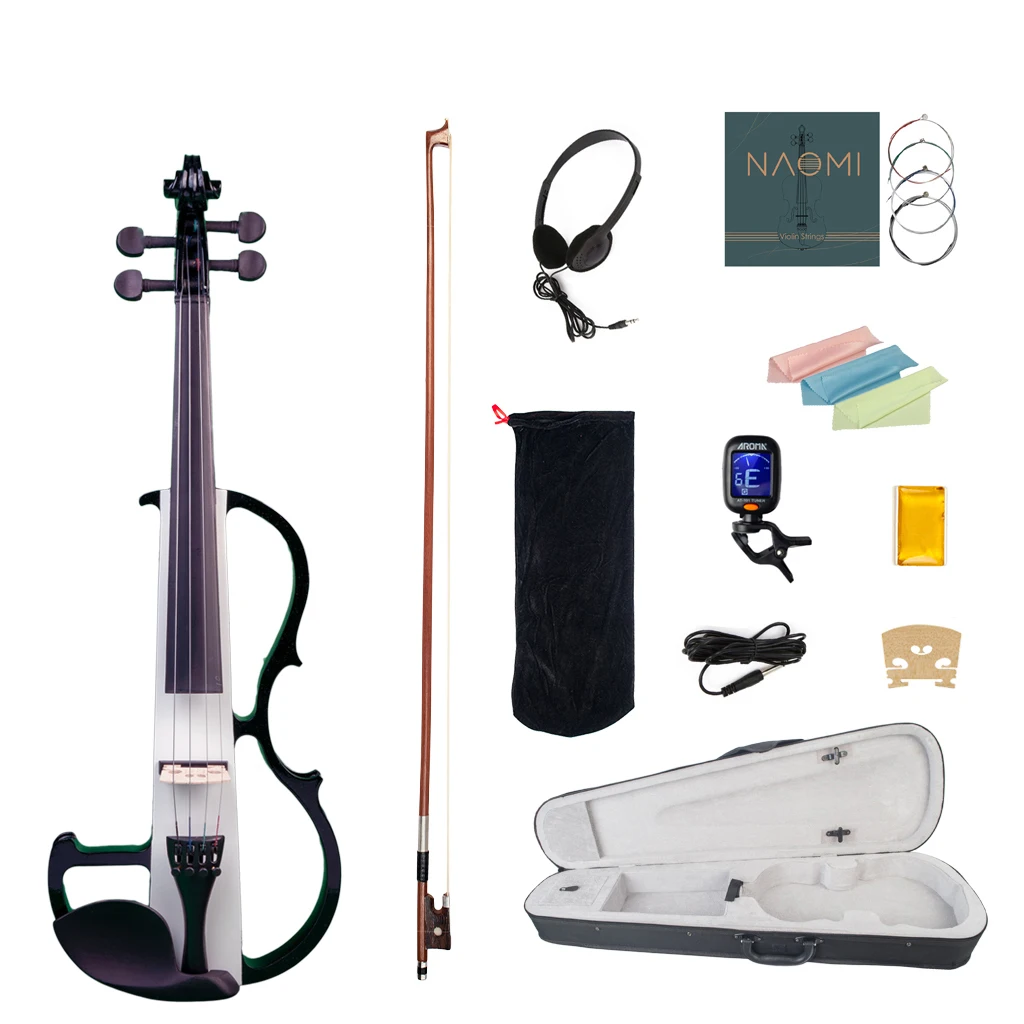 Полный Размеры 4/4 твердой древесины металлик электронный бесшумный (ДВП)